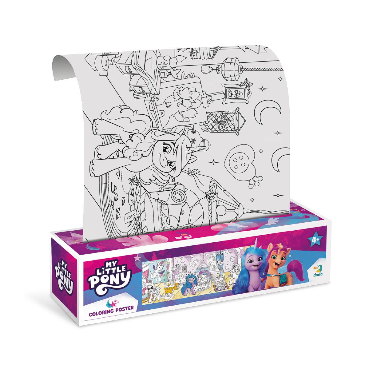 Постер за оцветяване DODO 70х16 см "My Little Pony"
