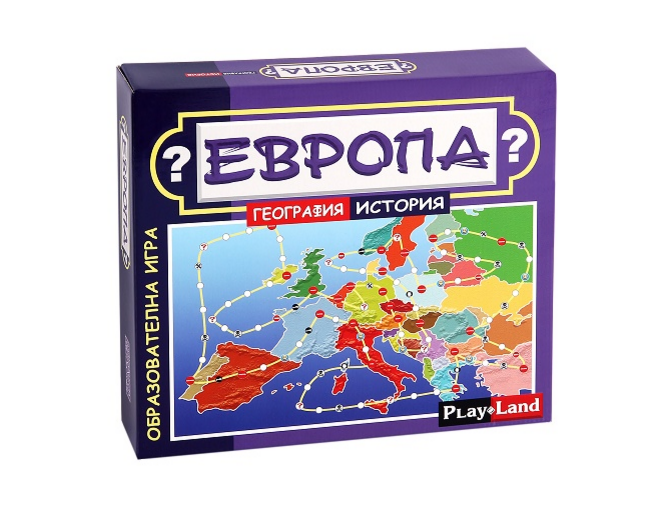 Настолна игра - ЕВРОПА - география и история