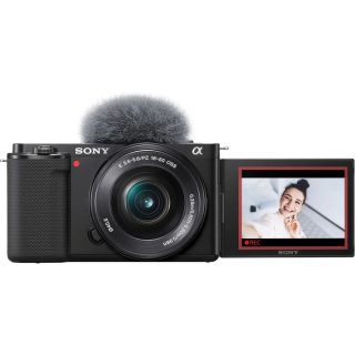 Фотоапарат Sony ZV-E10 за влогинг с обектив SEL 16-50mm f/3.5-5.6 PZ