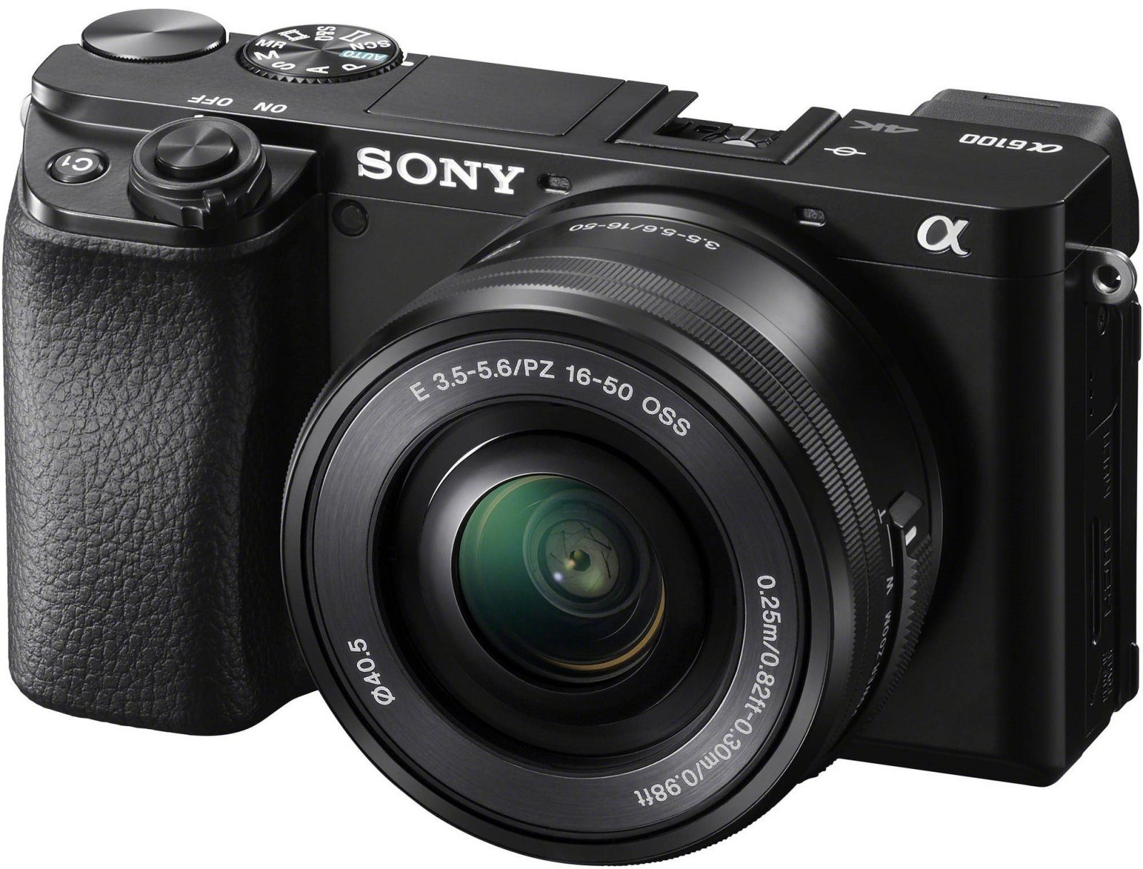 Фотоапарат Sony A6100 с обектив SEL 16-50mm f/3.5-5.6 PZ