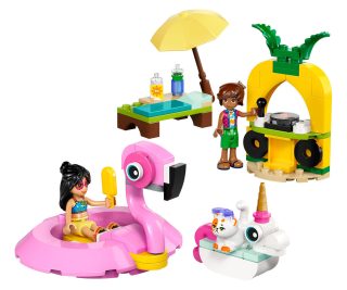 LEGO® Friends 42658 - Парти край басейна с еднорог и фламинго