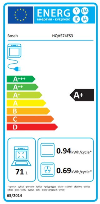 Фурна Bosch HQA574ES3 SER4