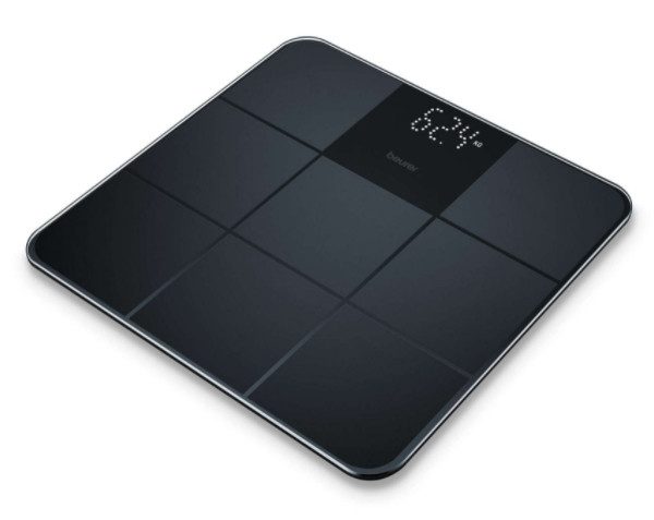 Везна Beurer GS 235 Black Glass bathroom scale non-slip surface