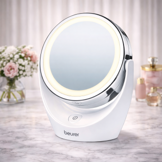 Козметично огледало Beurer BS 49 lluminated cosmetic mirror, 5 x zoom, 2 mirrors, 11 cm