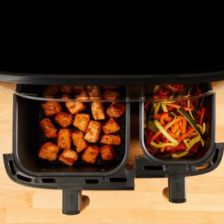 Еър фрайър Tefal EY905D10 DUAL EASY FRY & GRILL SS EU