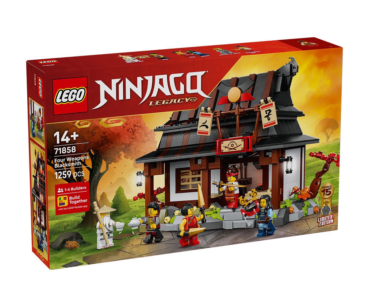 LEGO® NINJAGO 71858 - 15-та годишнина: ковачница „четирите оръжия“