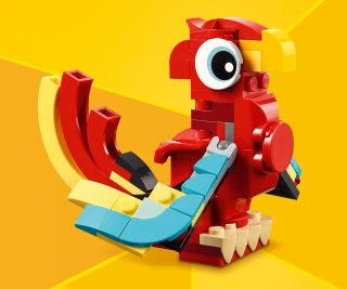 LEGO® Creator 31145 - Червен дракон