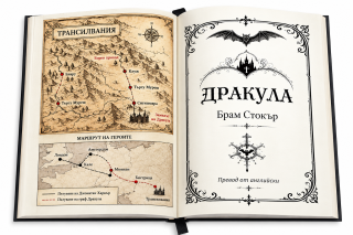 Дракула, луксозно издание с карти