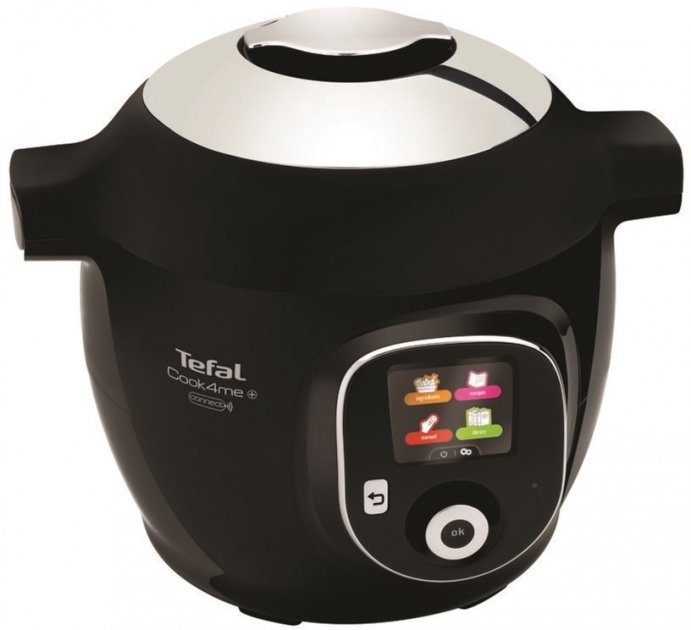 TEFAL CY855830 Cook4ME Connect + 150 BG рецепти, 6L, черен