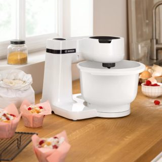 Кухненски робот Bosch MUMS2AW00, MUM Serie 2, 700 W, 4 скорости, пластмасова купа 3.8 l, бял