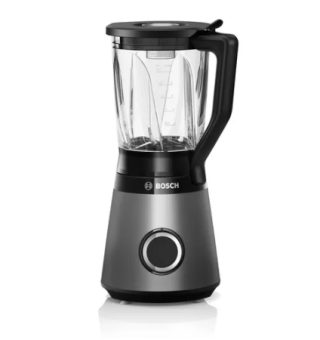 Bosch MMB6172S Series 4 Vita, блендер, 1200 W, стъклена кана ThermoSafe 1.5 l, две скорости и импулсен режим, ножове от неръждаема стомана