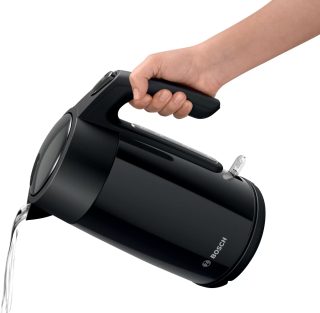 Електрическа кана Bosch TWK7L463, 2400 W, 1.7 l, черна