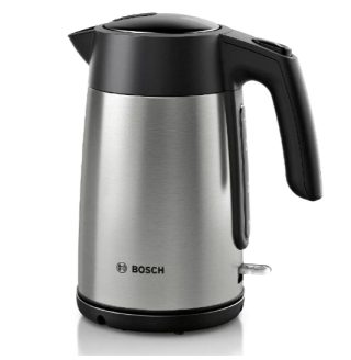 Електрическа кана Bosch TWK7L460, 2000-2400 W, 1.7 l, индикатор за чаша, тройна функция за безопасност, неръждаема стомана