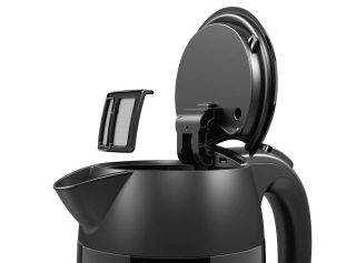 Bosch TWK3P423 кана, DesignLine, 2000-2400 W, 1.7 л, черен