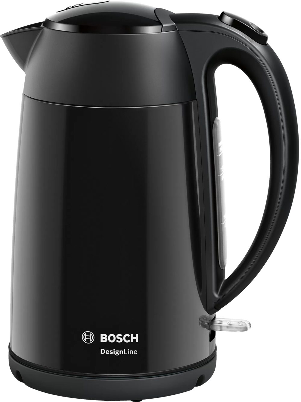 Bosch TWK3P423 кана, DesignLine, 2000-2400 W, 1.7 л, черен