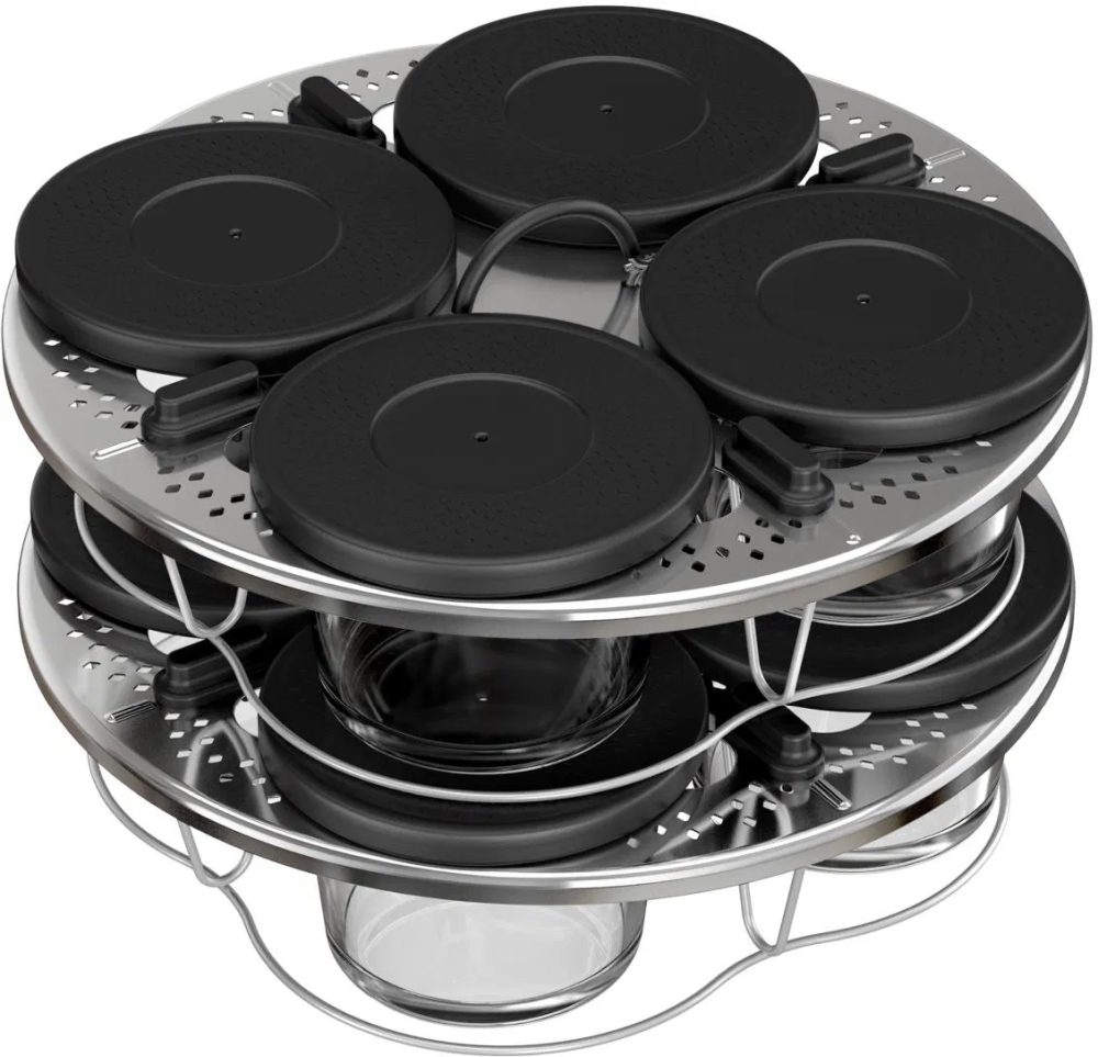 Tefal XA6140E0 8 стъклени бурканчета с капаци за Cook4me