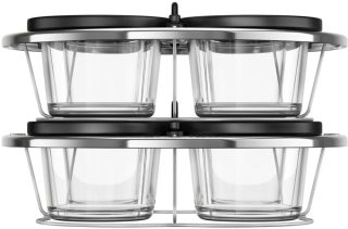 Tefal XA6140E0 8 стъклени бурканчета с капаци за Cook4me