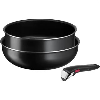Tefal L1539153 Easy Cook & Clean тиган уок 26 + тиган 24 + дръжка