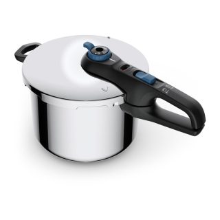 Tefal P2584401, готварска тенджера под налягане Secure 8L Aqua Blue