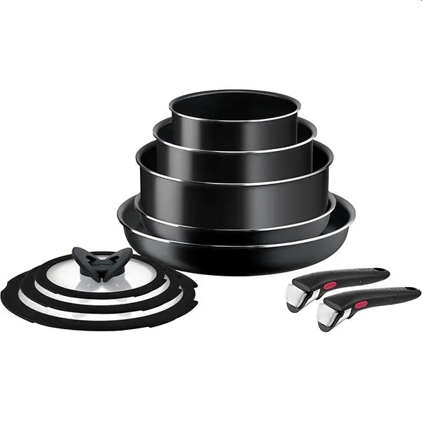 Комплект съдове за готвене Tefal Easy Cook & Clean 10 части – L1539053