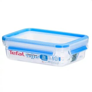 Tefal K3021812 CLIP&CLOSE правоъгълна кутия за съхранение 0.80L, син