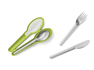 Tefal N1071810, MSEAL&GO CUTLERY SET GREEN TEF