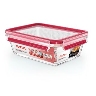 Tefal N1041010 MasterSeal стъклена кутия за съхранение 1.3 л