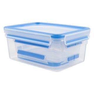 Tefal K3028912, кутия за съхранение CLIP & CLOSE – 3 бр. (0,55 л, 1 л, 2,3 л)