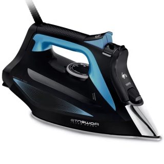 Rowenta DW5310D1 Focus Excel, син и черен, 2700W, ръчно регулиране, 45g/min, изпускане на пара 45g/min, ударна пара 180g/min, анти-капкова, резервоар 300ml