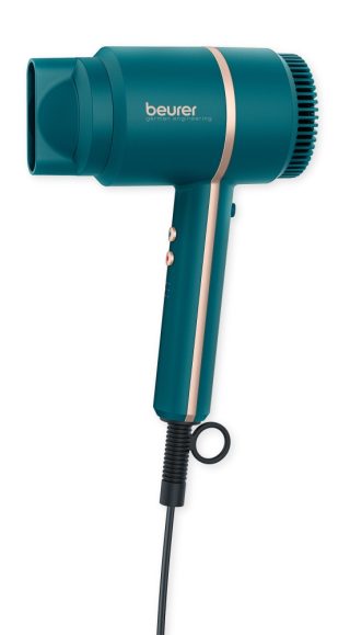 Сешоар Beurer HC 35 Ocean Compact, 2000 W, дюза, йонна функция, LED дисплей, 3 степени на нагряване, 3 скорости, студен въздух, защита от прегряване, чанта