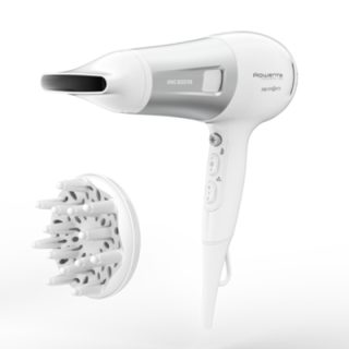 Сешоар Rowenta CV5930F0 Powerline, 2100W, 2400 Effiwatts, DC мотор, 6 режима, термо контрол, йонизация, концентратор 12mm, дифузер, подвижна решетка, студен въздух