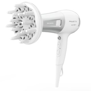 Сешоар Rowenta CV5930F0 Powerline, 2100W, 2400 Effiwatts, DC мотор, 6 режима, термо контрол, йонизация, концентратор 12mm, дифузер, подвижна решетка, студен въздух
