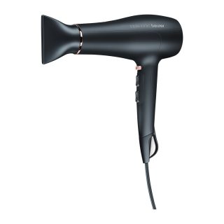 Сешоар Beurer HC 50, 2200 W, тройна йонна функция, 2 приставки, 3 степени на температура, 2 скорости, студен въздух, защита от прегряване