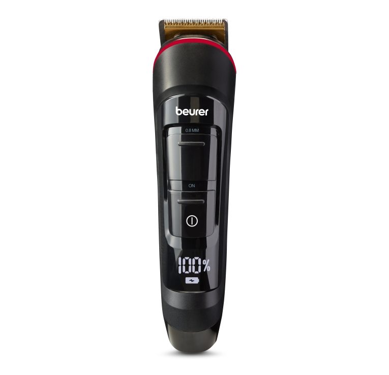 Beurer MN9X body groomer, 11 приставки с 16 дължини на подстригване за подстригване и бръснене на цялото тяло, водоустойчив (IPX7), функция за бързо зареждане, LED дисплей, вкл. практичен твърд калъф