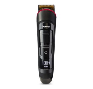 Beurer MN9X body groomer, 11 приставки с 16 дължини на подстригване за подстригване и бръснене на цялото тяло, водоустойчив (IPX7), функция за бързо зареждане, LED дисплей, вкл. практичен твърд калъф