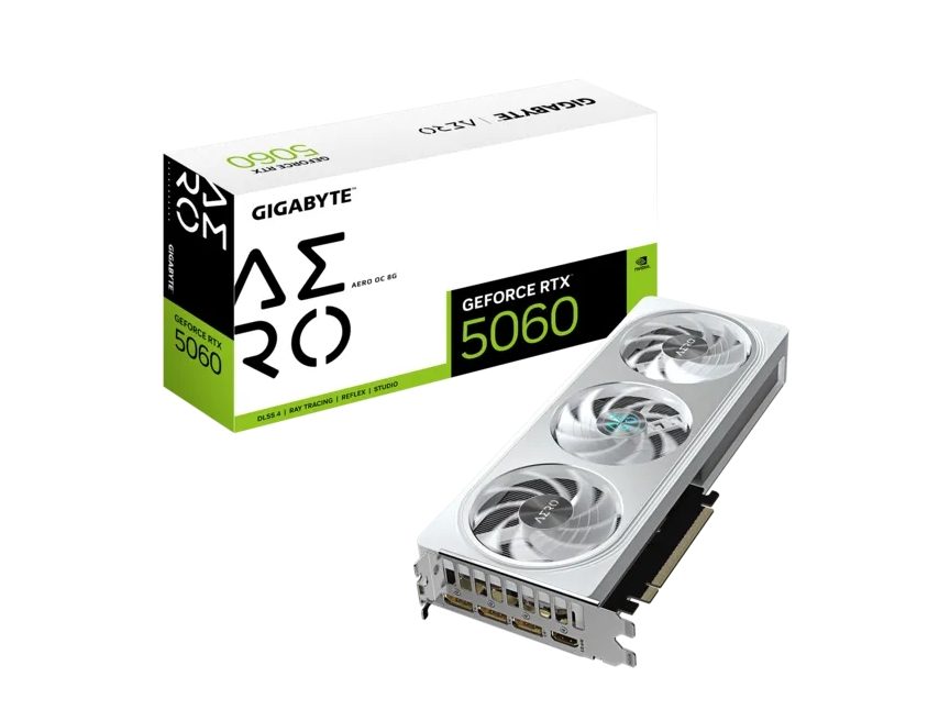 Видео карта Gigabyte GeForce RTX 5060 8GB GDDR7 Aero OC