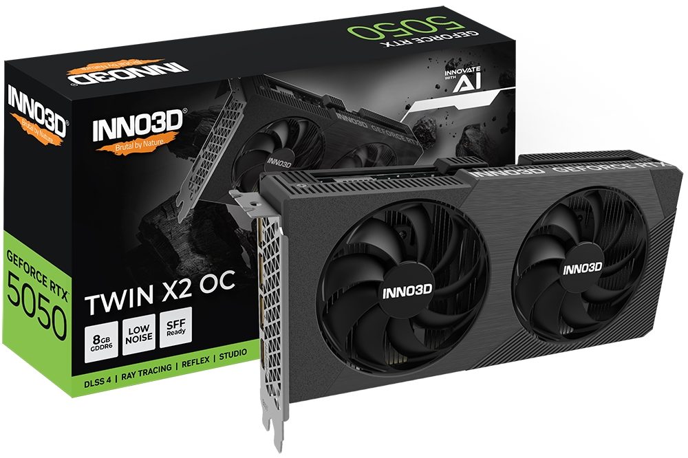 Inno3D GeForce RTX 5050 8GB GDDR6 Twin X2 OC