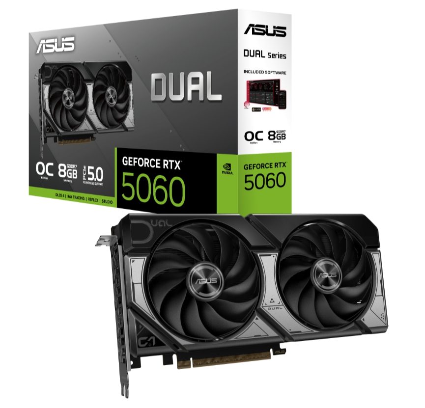 Asus Dual GeForce RTX 5060 8GB GDDR7 OC