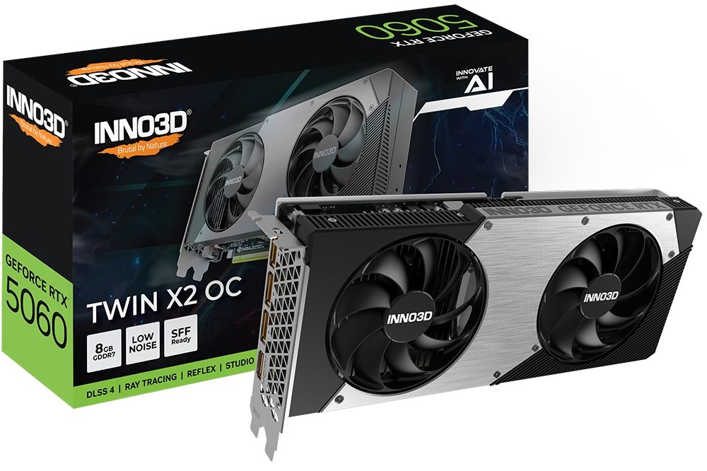 Inno3D GeForce RTX 5060 8GB GDDR7 Twin X2 OC