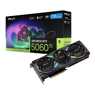 PNY GeForce RTX 5060 Ti 16GB GDDR7 OC EPIC-X RGB Triple Fan