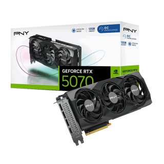 Видео карта, PNY GeForce RTX 5070 12GB GDDR7 OC Triple Fan