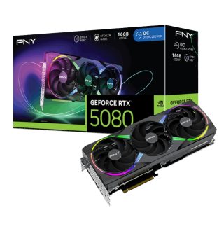Видео карта PNY GeForce RTX 5080 16GB ARGB Triple Fan OC