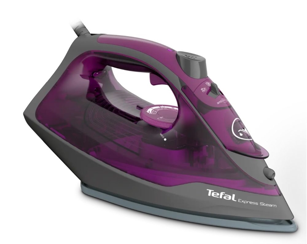 Tefal FV2847E0 Express Steam ютия, Светло синьо/зелено, 2400W, 35g/мин, Пара 160g/мин, Резервоар за вода 270 мл, Керамична подметка