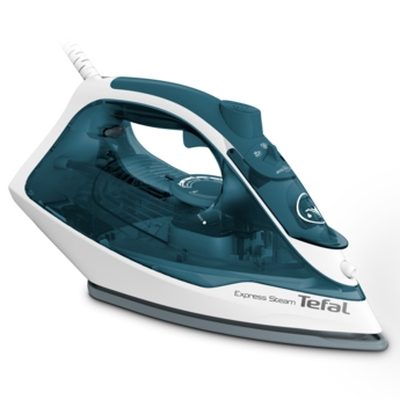 Ютия Tefal FV2839 Express Steam, светло синя/зелена, 2400W, 40 g/min, 185 g/min, резервоар 270 ml, керамична подметка