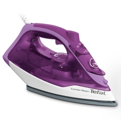 Tefal FV2836E0 Express Steam ютия, лилава, 2400W, 35g/min, изстрел 165g/min, AD, резервоар за вода 270 ml, керамична подметка