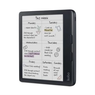 Kobo четци за електронни книги, Kobo Libra Colour e-Book Reader, E Ink Kaleido touchscreen 7 инча, 1680 x 1260, 32 GB, 2 GHz, тегло 0.215 кг, безжичен, Comfort Light PRO, IPX8 - до 60 минути в 2 метра вода, 15 файлови формата, поддържани нативно, Черен