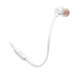 JBL T110 WHT слушалки (в ушите)