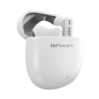 HiFuture ColorBuds2 White, Fashion TWS Earbuds, 5+15 часа време за възпроизвеждане, Bluetooth 5.3, 10MM Driver, Soft Bass, Comfort Fit, Colorful option