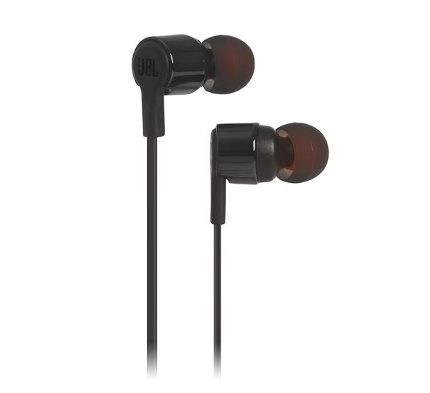 JBL T210 BLK In-ear слушалки