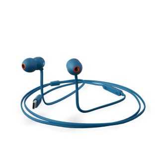 JBL T310C BLU слушалки за поставяне в ушите с USB-C
